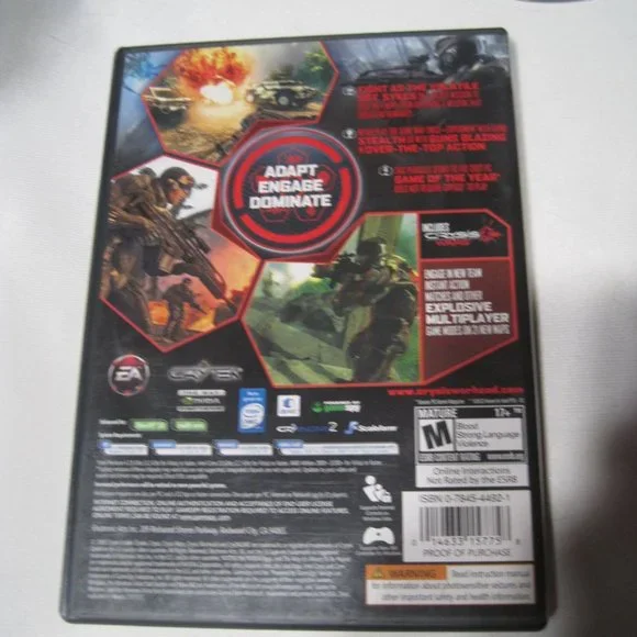 CRYSIS Limited Edition and CRYSIS WARHEAD and Wars PC Games (2008, rated M 17+) - Picture 13 of 16